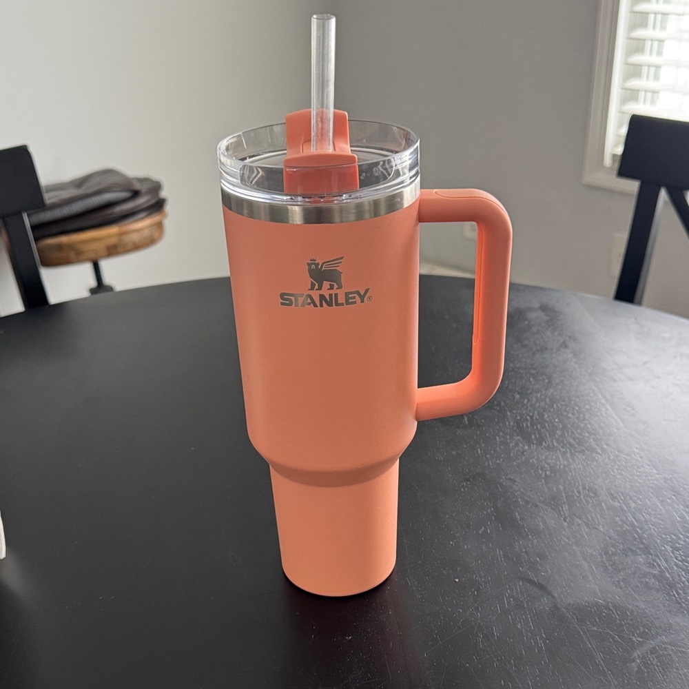 Stanley Coral Travel Mug with Handle